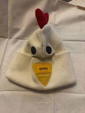 Cream Chick Knit Beanie